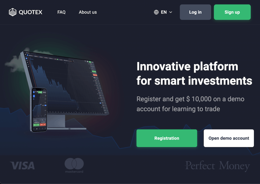 official website of quotex